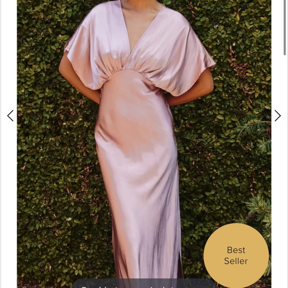 Elegant Pink Evening Dress